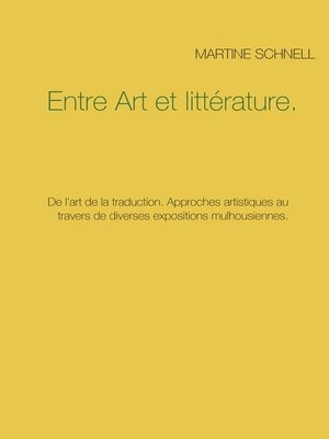 cover image of Entre Art et littérature.
